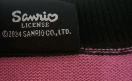 Hello Kitty & Friends Knit Vest XL Pink Black Stripe Sanrio Kuromi Melody A2902 - Bild 8 von 9