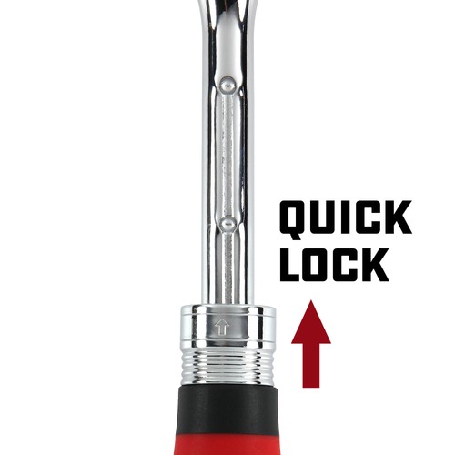 Trinquete extendido Powerbuilt de 1/4 pulgadas por 3/8 pulgadas de doble accionamiento - 940926 - Imagen 4 de 6