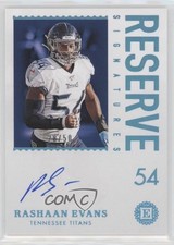 2020 Panini Encased Reserve Signatures Sapphire 28/50 Rashaan Evans Auto 0bv8