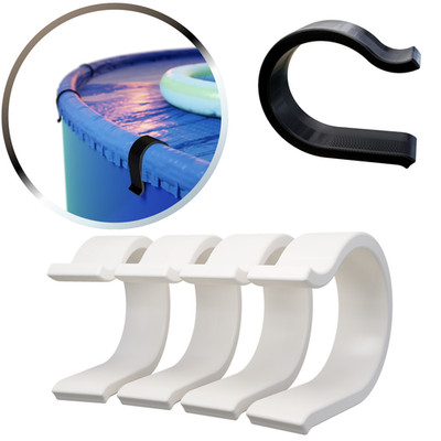 4x Pool Klammer passend für Intex Bestway Halter Plane Halterung Poolabdeckung