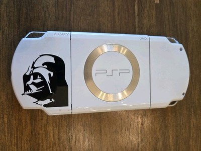 Sony PSP 2001 Darth Vader White Star Wars Edition - w/ Charger & New Battery