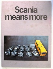 SCANIA Range Bus Commercial Vehicle Sales Brochure #SBK E1400-2201