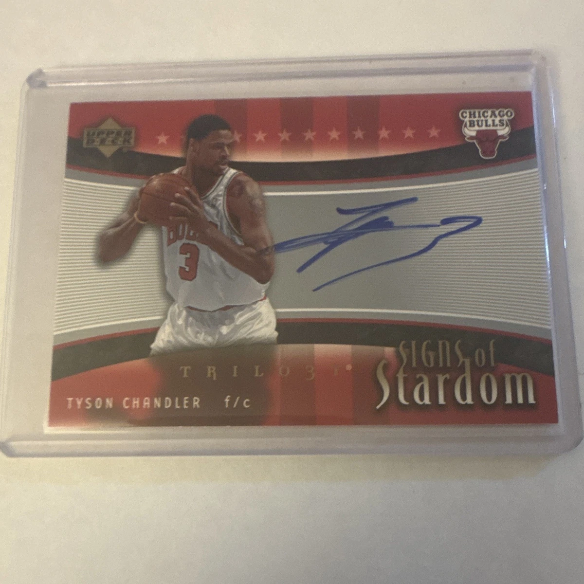 Upper Deck Tyson Chandler Basketball Autographed Sports Trading