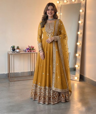INDIAN SUIT WEDDING SALWAR KAMEEZ PARTY WEAR NEW GOWN BOLLYWOOD PAKISTANI DRESS