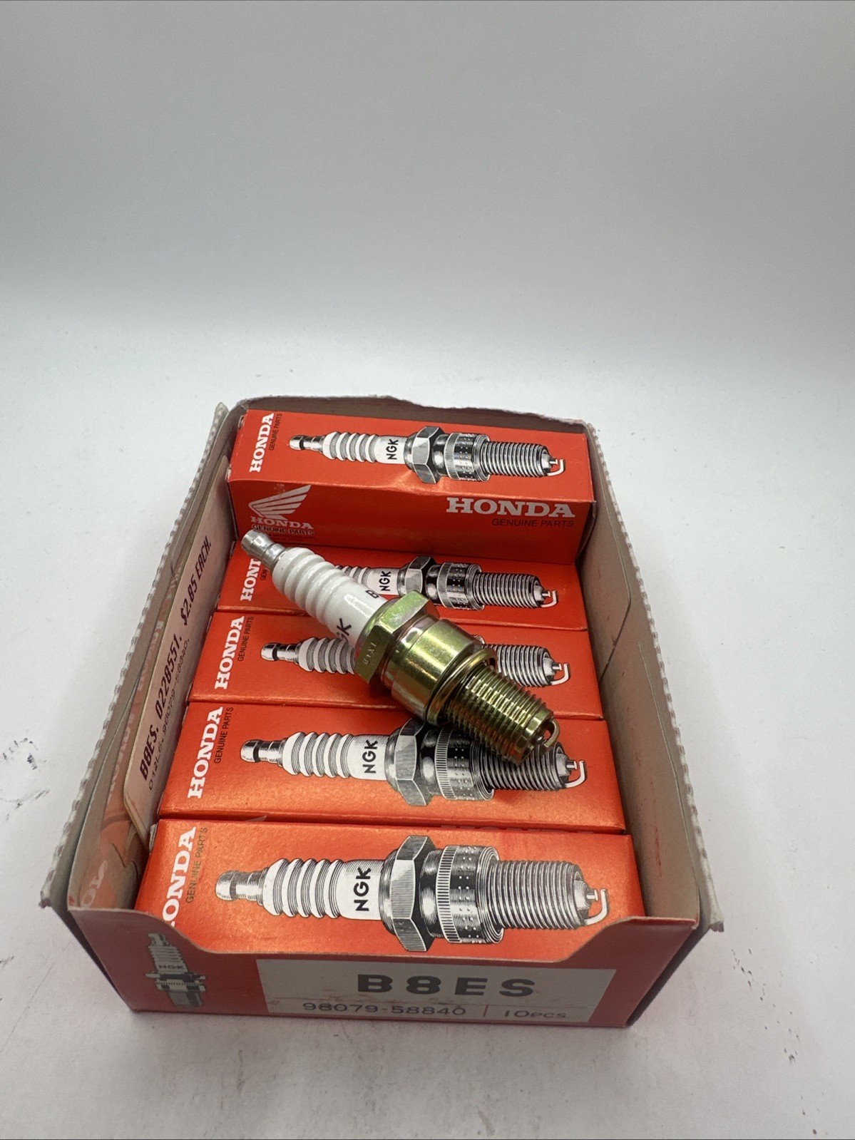 NEW HONDA B8ES OEM NGK STANDARD NON RESISTOR SPARK PLUGS 6 PACK 98079-58840