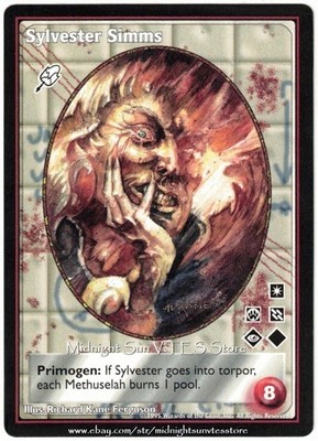 Sylvester Simms Malkavian Vampire: The Eternal Struggle V:TES VTES Vampire CCG