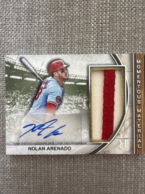 M*Y様 2025 MLB JERSEYS NOLAN ARENADO サイン 2025 Topps Museum Dual Jumbo Patch Auto Booklet Nolan Arenado