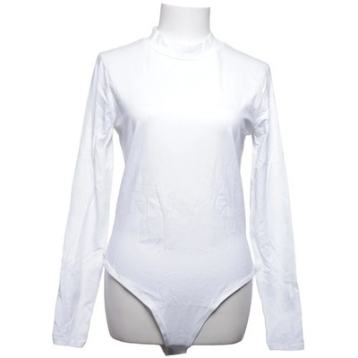 Primark Cares, Body, Größe: 42/44, Weiß, Baumwolle/Elasthan, Einfarbig #CbZ