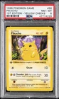 1999 POKEMON BASE SET 1ST EDITION-YELLOW CHEEKS #58 PIKACHU PSA 8