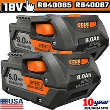 Pack for Ridgid R840087 8.0Ah 18 Volt Lithium Battery Rigid R840085 Power Tools