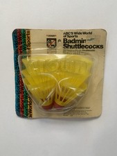 Vintage 1977 abc Wide World of Sports Badminton 6 Pack Crown Shuttlecocks SEALED