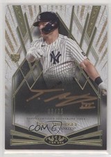 2022 Topps Tier One Break Out Bronze Ink 3/25 Trey Amburgey #BOA-TA Auto 6fs