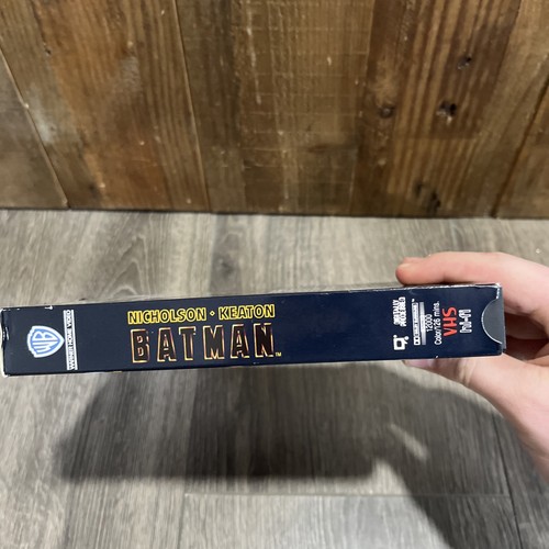 Batman (VHS 1989) ORIGINAL VHS RELEASE Keaton, Nicholson - neuwertig GETESTET FUNKTIONIERT - Bild 3 von 4