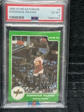 1985 Star Gatorade Dominique Wilkins PSA 6 #8