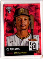 Cj Abrams RC 2022 Topps Chrome #257 RED SAPPHIRE /100