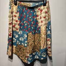 VTG 90  s Alfred Dunner Shorts Elastic Waist Sz18 USA Made Floral Cottagecore