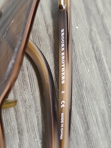 Brooks Brothers BB 450S 1161/71 Eyeglasses FRAME ONLY 55-17-135 Copper Tortoise - Picture 5 of 6