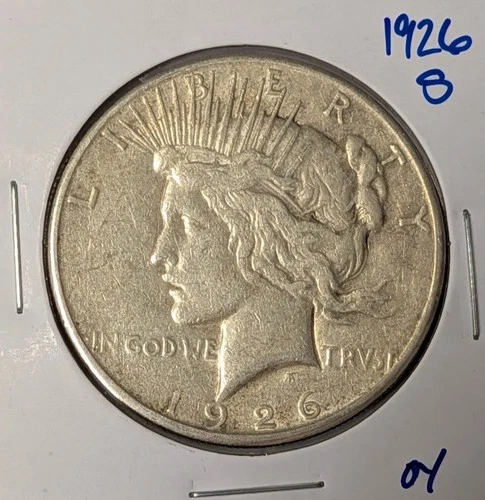1926-S Peace Silver Dollar - A850