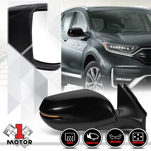 [Right] Passenger Side Power+Heated+BSD Door Mirror Signal for 17-20 Honda CRV