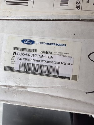 2021 - 2026 Ford Mustang Mach-E Car Cover with Charge Port Access VNJ8Z-19A412-A
