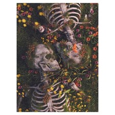 Skeleton Skull Diamond Art Kit for Adults DIY Gothic Decor 16 x 12 Inch