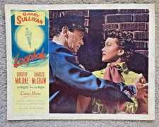 LOOPHOLE Original 1954 Lobby Card BARRY SULLIVAN, MARY BETH HUGHES Crime Noir