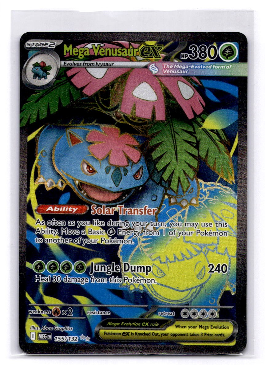 Mega Venusaur ex - Ultra Rare ME01: Mega Evolution 155/132 LP-NM