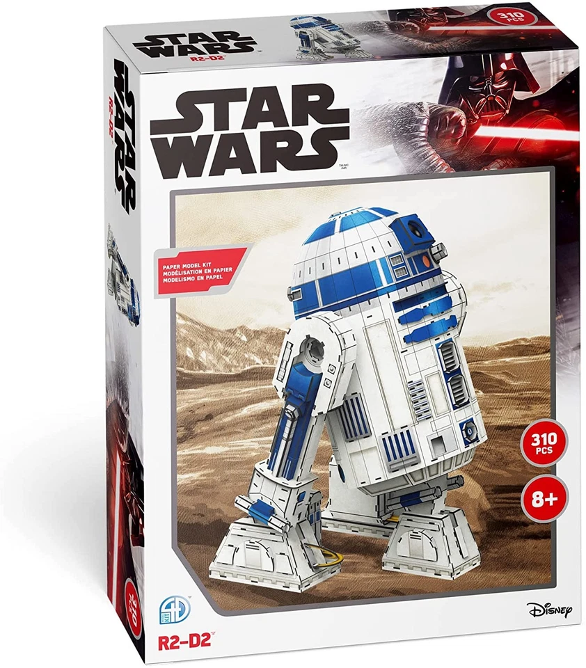 Kit Modelo Star Wars R2-D2 Juegos Universitarios, Gris y Azul Foto 3 de 4