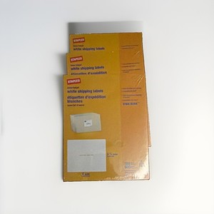 Staples Shipping Labels White Laser/Inkjet 5164/8164 4 x 3 1/3 600 ct