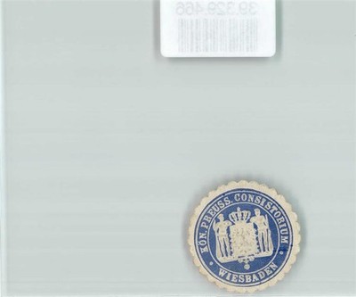 39329466 - 6200 Wiesbaden Koen. Preuss. Consistorium Wiesbaden Wiesbaden