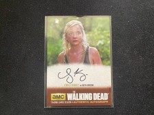 The Walking Dead Signed Card Emily Kinney Beth Green Season 4 Autograph