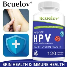 Skin Herbal Supplement，Wart Relief Hpv  Itch Support ，Skin Immune Health 120Caps