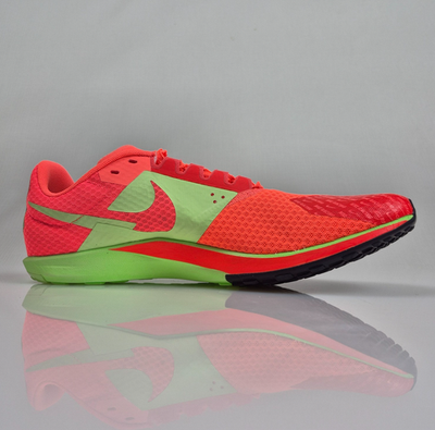 NIKE MEN'S 10.5 ZOOM RIVAL WAFFLE 6 ROAD RACING CRIMSON LIME BLAST