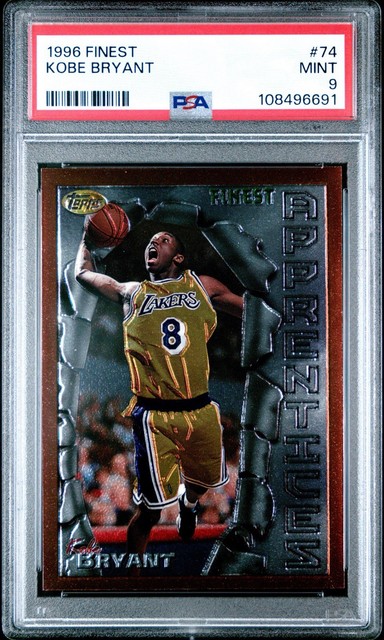 Kobe Bryant 1996 Topps Finest Apprentices