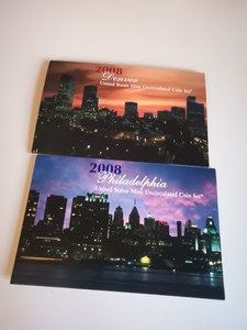 2008 US MINT UNCIRCULATED COIN SET P & D