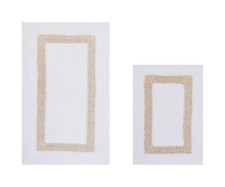 Hotel Collection 100 Cotton 2 Piece Set 17" x 24"  21" x 34" Bath Rug Set...