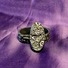 Fuchi Kashira per spada katana samurai giapponese Fuchi 39,8 mm