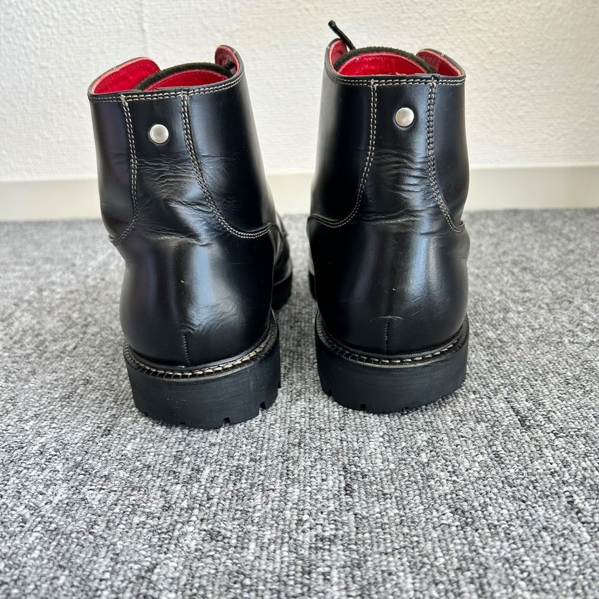 EVISU Men Shoes Yamane Shoe Store Evis U Chip Boots Black JPN