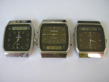 ARMITRON, PIRATRON, TIMEX VINTAGE LCD / ANALOG, QUARTZ UHR. TEILE, REPARATUR.