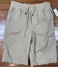 NEW Gap Kids Pull-on Khaki Beige Summer Warm Shorts w/ Pockets Boys XL Regular