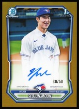 2026 Bowman Chrome 1st Seojun Moon #CPA-MS True Gold Refractor AUTO /50