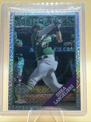 Shea Langeliers 2023 Topps Chrome Shea Langeliers Rookie