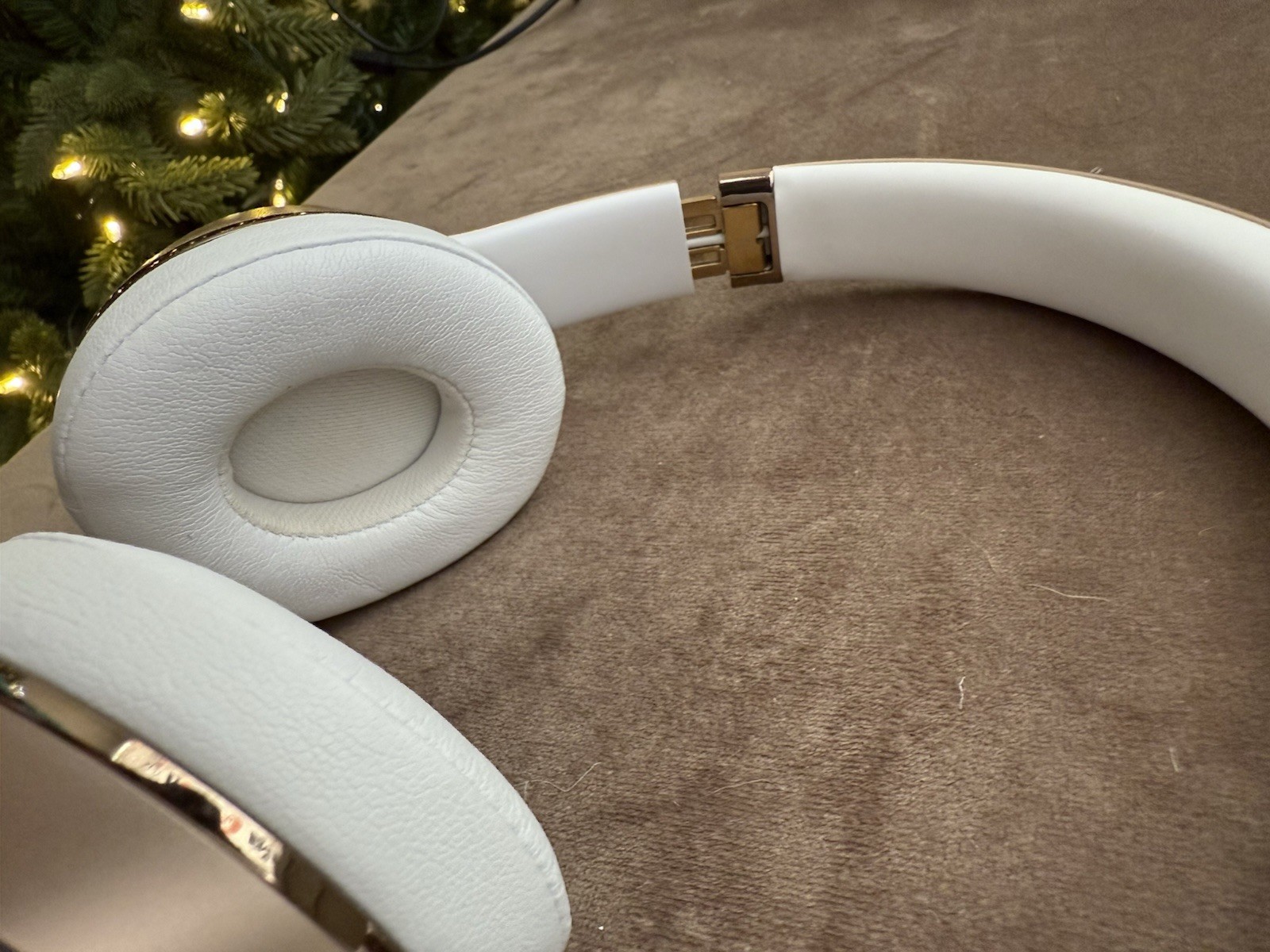 Gold Beats by Dr. Dre Headphones Cord And 3rd Party Case Included