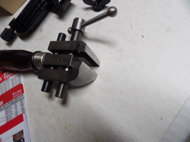 STARRETT #86A Hand Vise W/Clamp  Complete Set  NOS