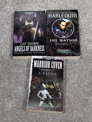 Warhammer 40K Black Library Novel Bundle Harlequin Dark Angels PB