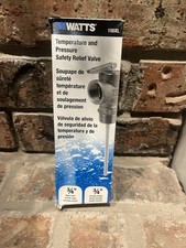 WATTS 100XL Temperature Pressure Relief Valve  3/4" -3/4" New IN PKG FREE SHIP!!