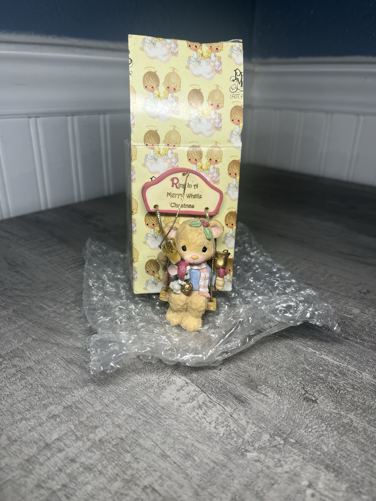 Precious Moments Vintage 1999 Whittle Bear/Mouse Bell RARE 543917