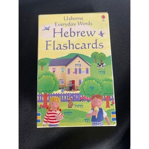Usborne Everyday Words Hebrew Flashcards Learning Educational Educational