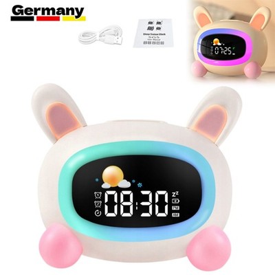 LED Wake UP Light Wecker Digital Farbwechsel Alarmwecker Lichtwecker Kinder DHL
