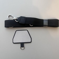 New Black Cell Phone Strap Neck Lanyard Phone Crossbody Neck Holder Sling Strap